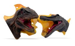 Stern Jurassic Park Custom Hand Painted Dinosaur Slingshot 3D Sculpture Set